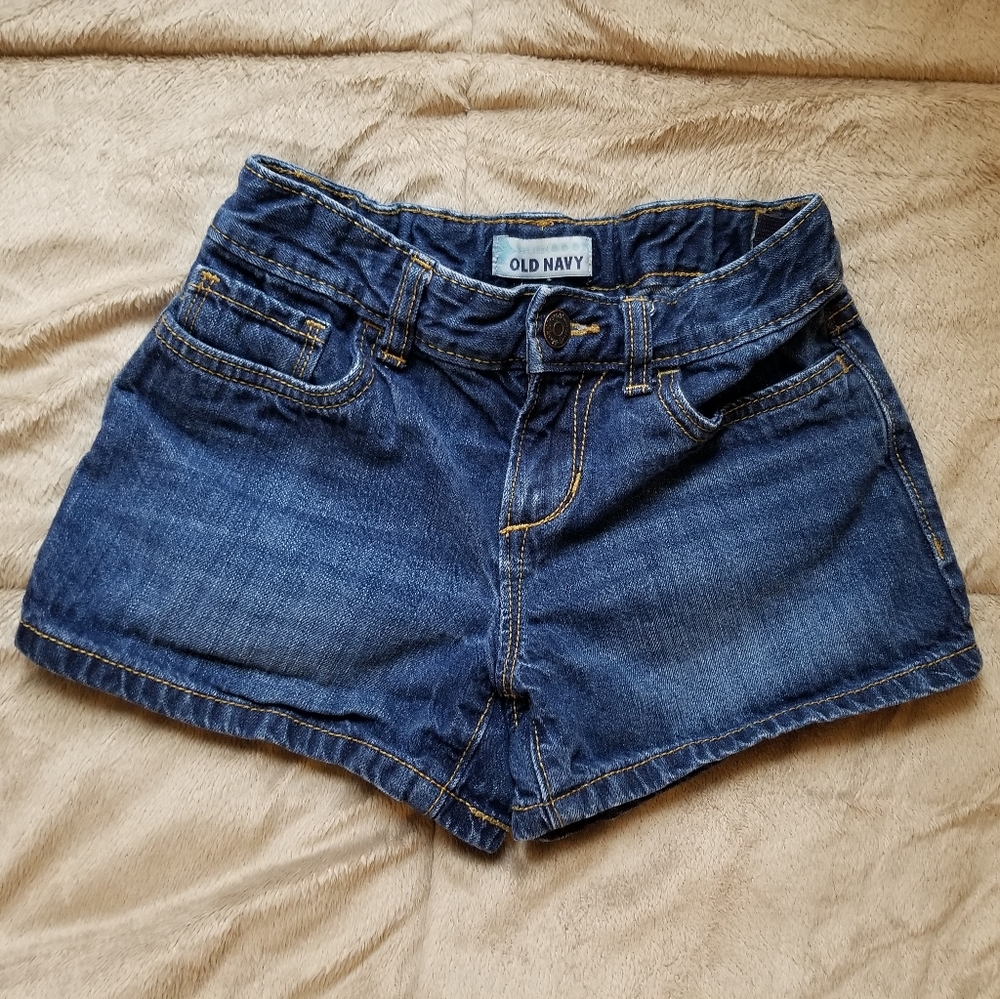 Old Navy Girls (10) jean shorts w/adjustable waist